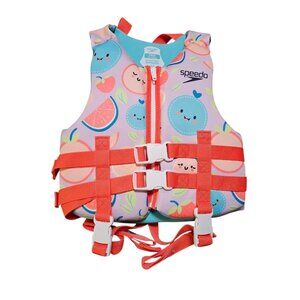 Speedo Kids'  Life Jacket Vest - 33-55 Lb Pearl Purple Fruits